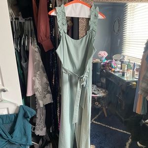 Vici sage jumpsuit